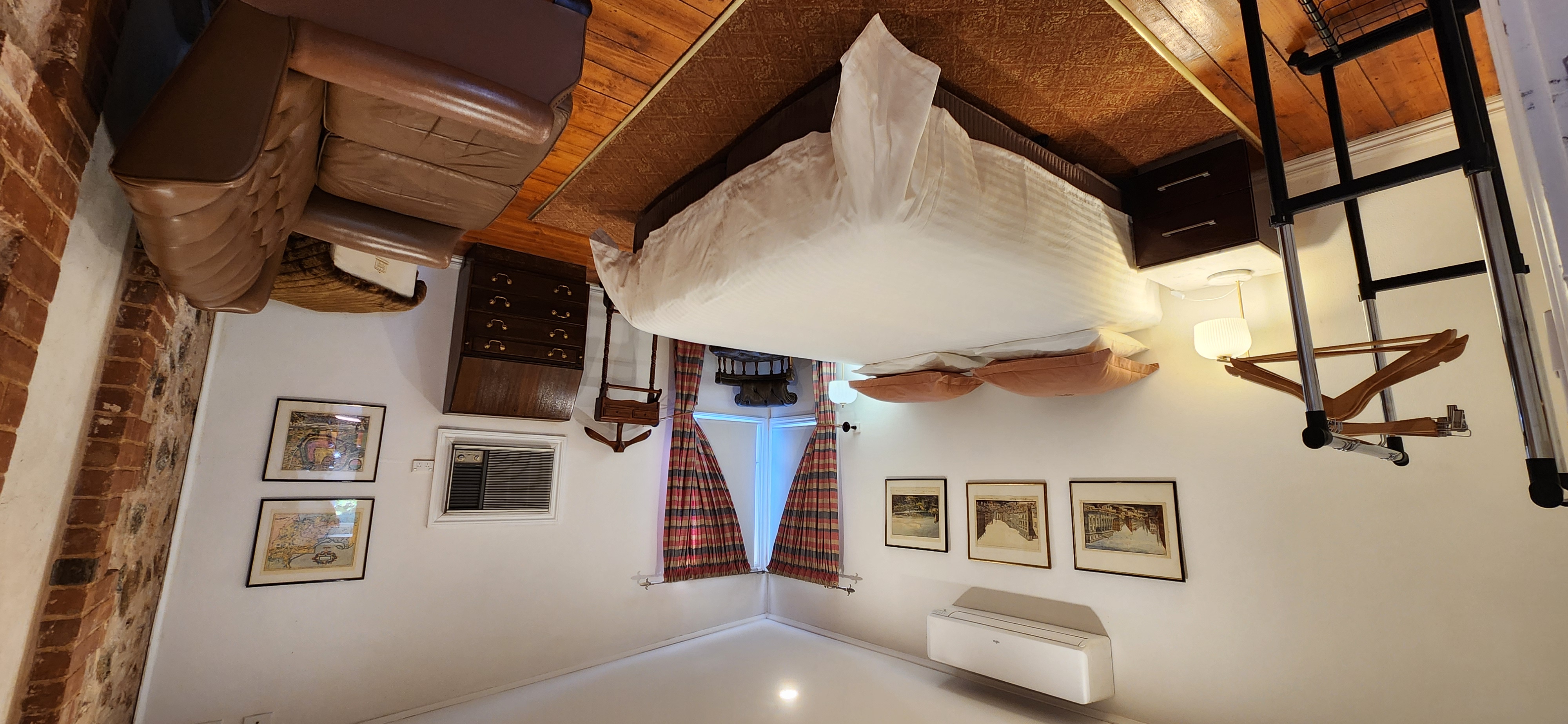 Presbytery bedroom with timber floor
